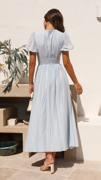 Load image into Gallery viewer, Faiz Maxi Dress - Light Blue
