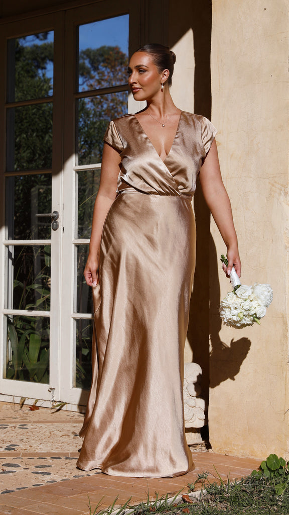 Selma Maxi Dress - Gold