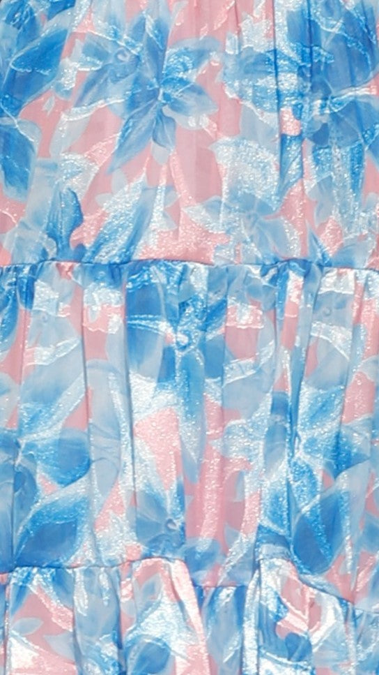Silica Maxi Dress - Blue - Billy J