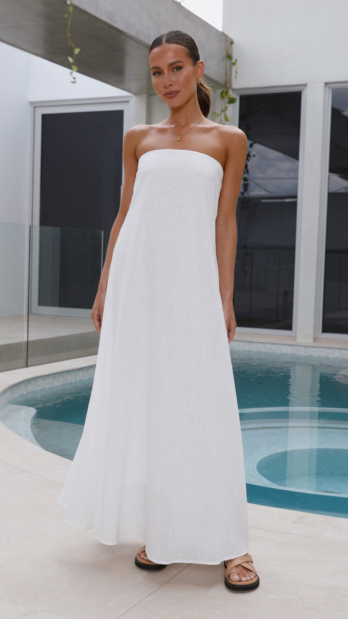chinese dress ladies Caden Maxi Dress - White - Buy Women's Dresses main image 1