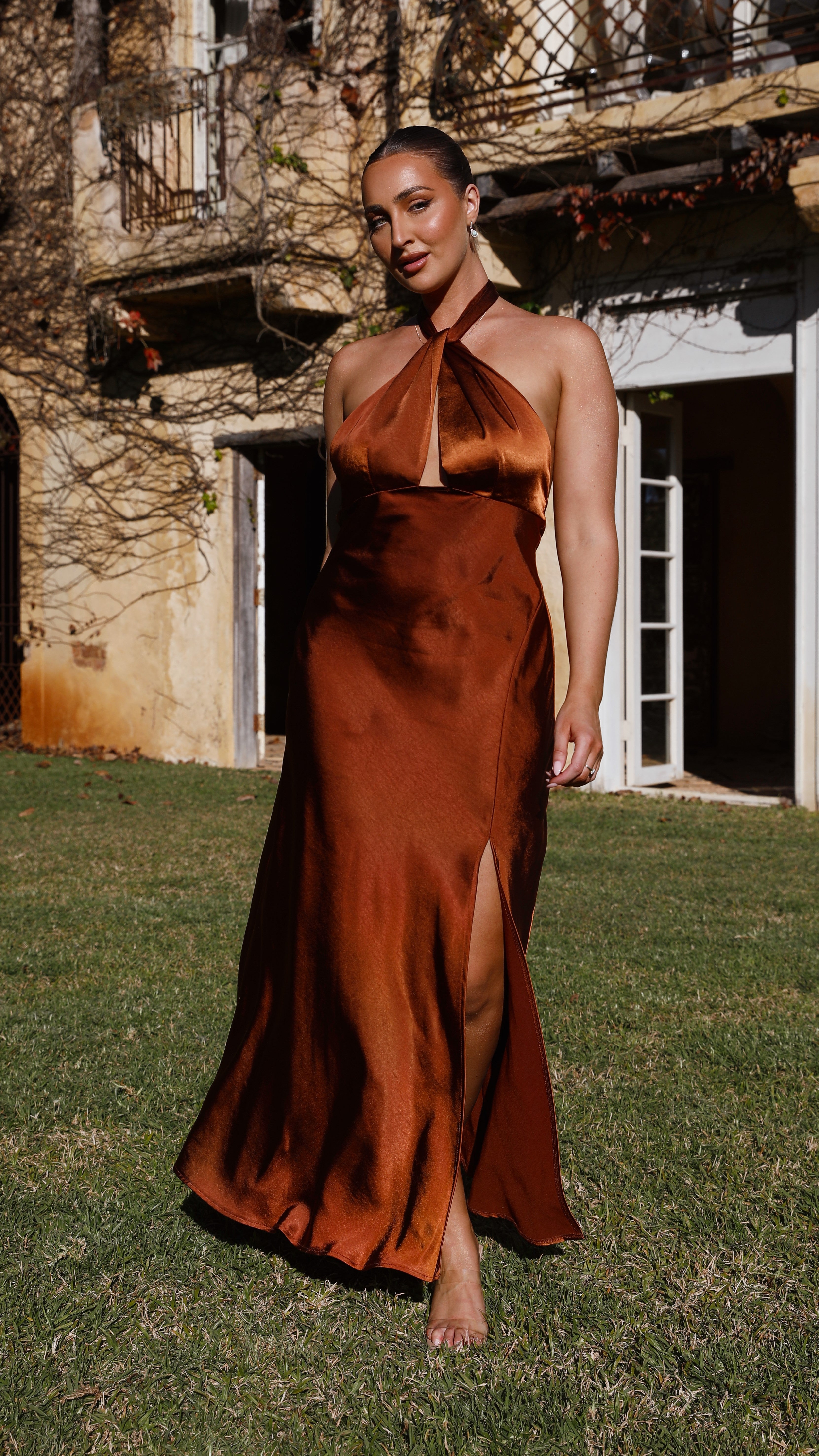 Amalia Maxi Dress - Rust