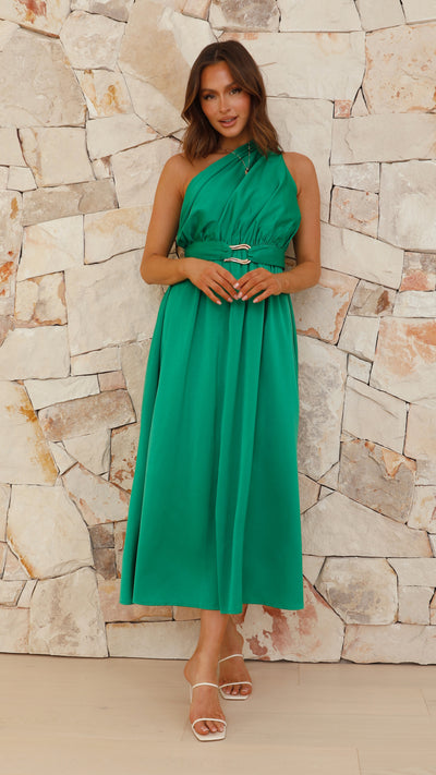 Load image into Gallery viewer, Hadas Maxi Dress - Green - Billy J
