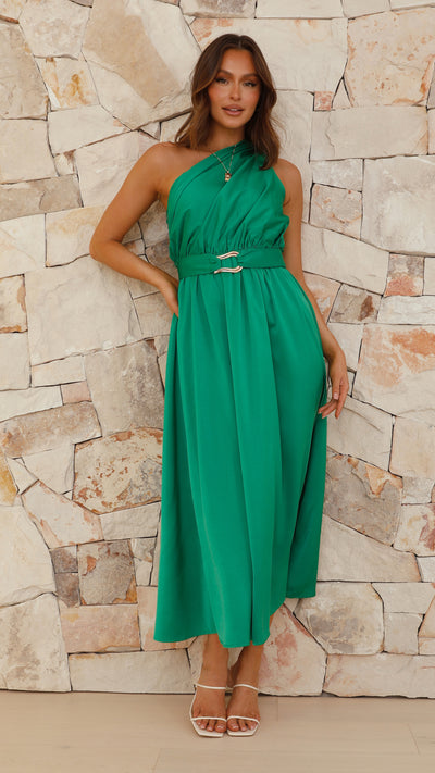 Load image into Gallery viewer, Hadas Maxi Dress - Green - Billy J
