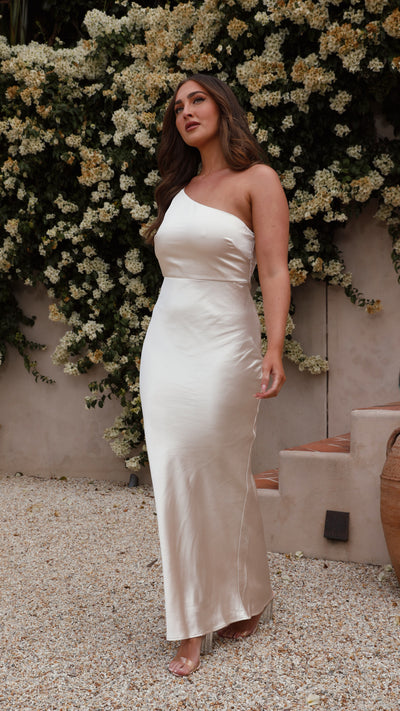 Load image into Gallery viewer, Margot Maxi Dress - Champagne - Billy J
