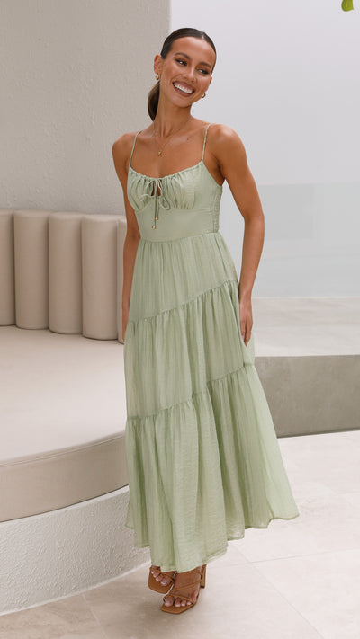 Load image into Gallery viewer, Cove Maxi Dress - Sage - Billy J

