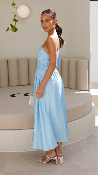 Load image into Gallery viewer, Erica Midi Dress - Blue
