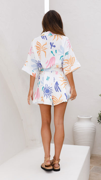 Load image into Gallery viewer, Jacquie Playsuit - Sundazed Print
