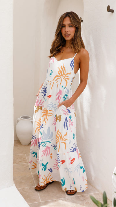 Load image into Gallery viewer, Kyla Maxi Dress - Sundazed Print
