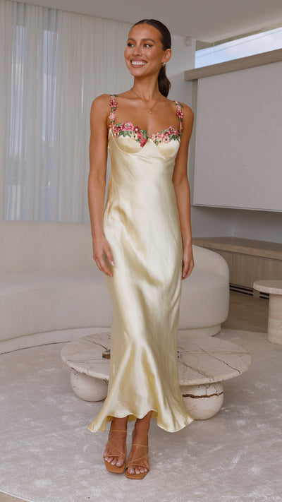 Load image into Gallery viewer, Aurora Maxi Dress - Yellow

