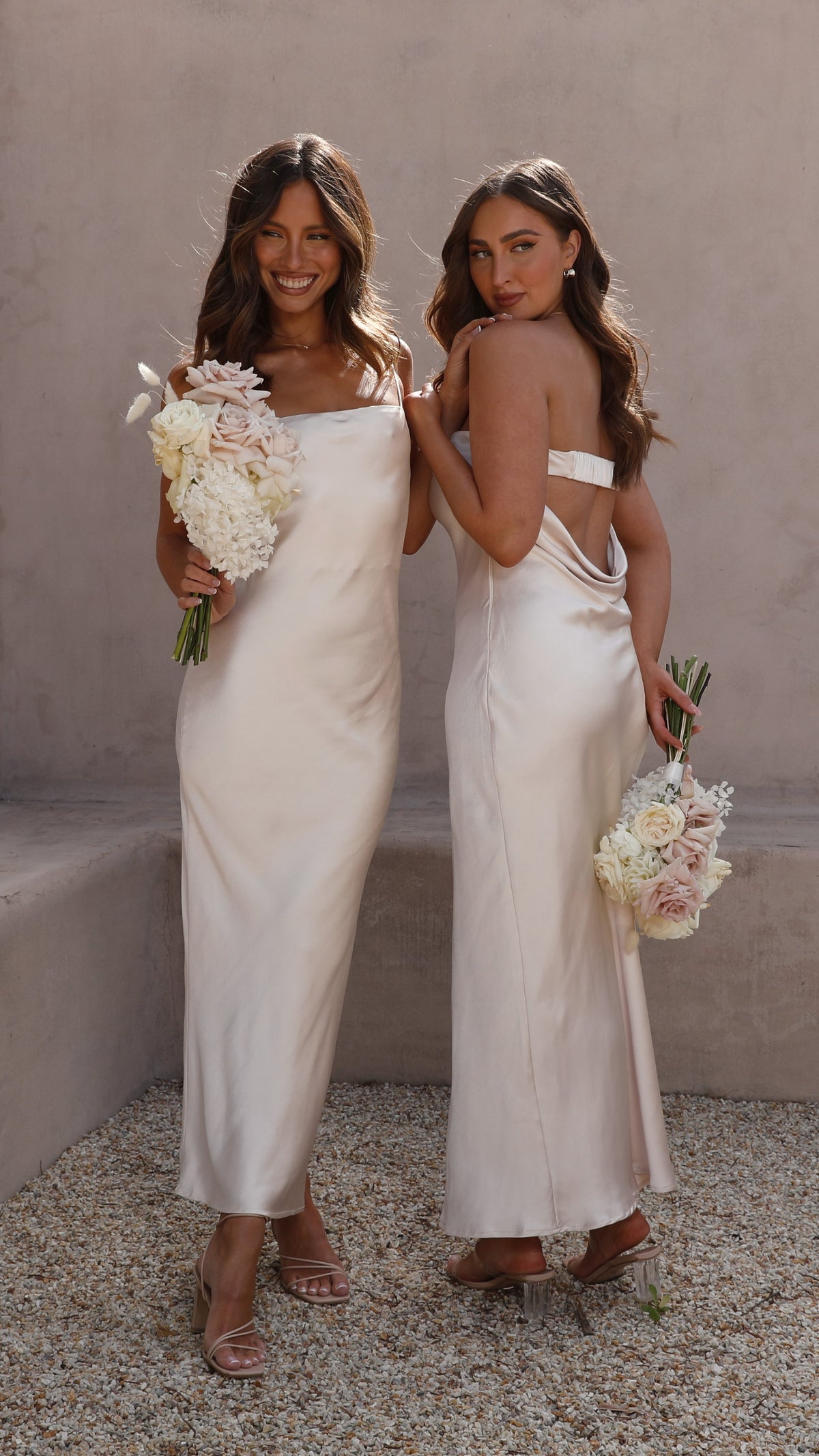 billy j gisella maxi dress Gisele Maxi Dress - Champagne