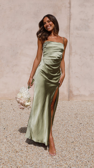 Load image into Gallery viewer, Julia Maxi Dress - Olive
