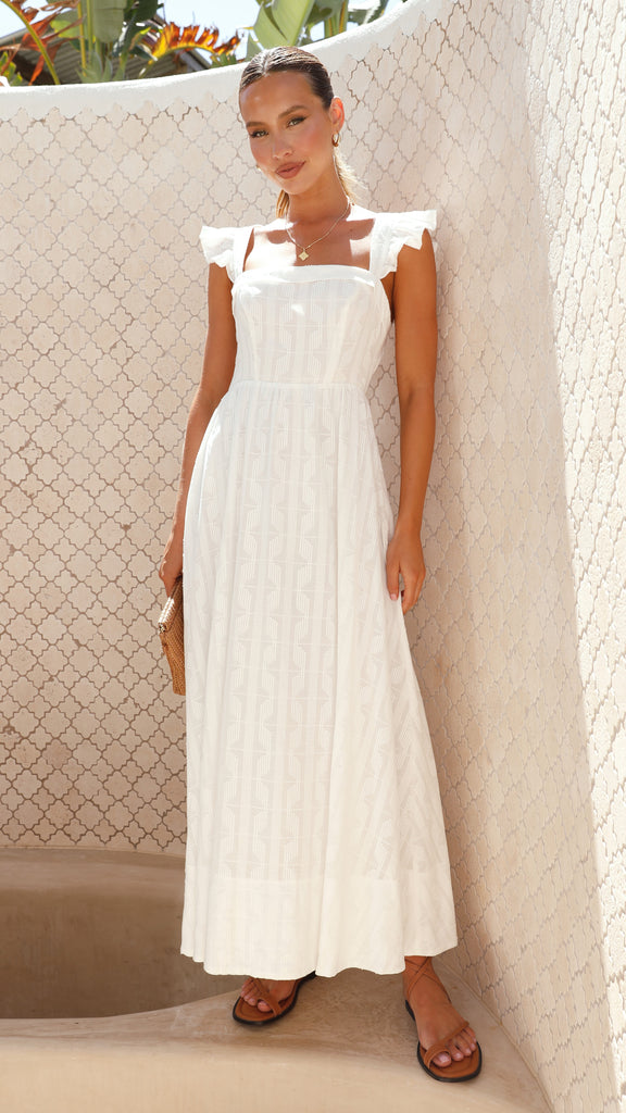 Calix Maxi Dress - White