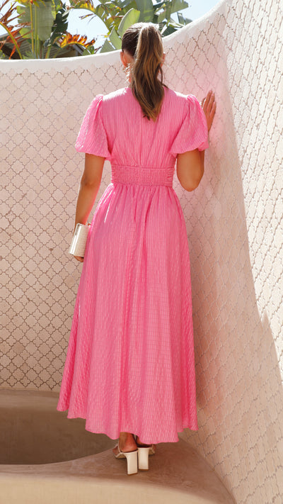 Load image into Gallery viewer, Faiz Maxi Dress - Hot Pink
