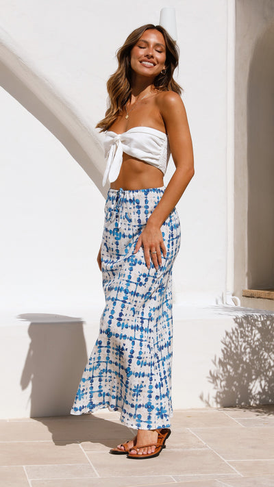 Load image into Gallery viewer, Whitney Maxi Skirt - Elke Print - Billy J

