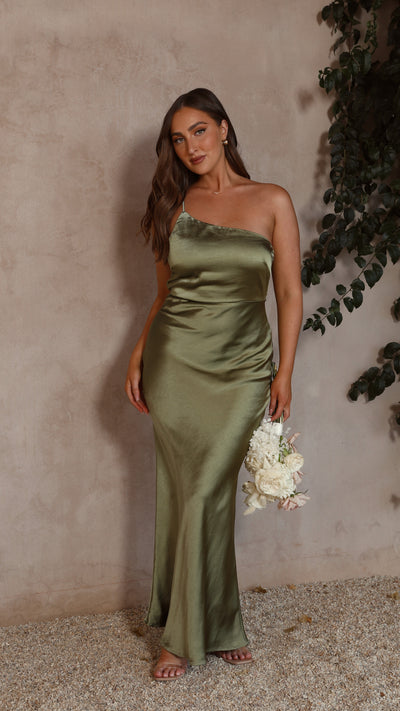 Load image into Gallery viewer, Margot Maxi Dress - Olive - Billy J
