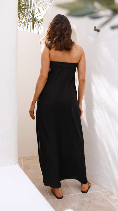 Load image into Gallery viewer, Saphira Maxi Dress - Black - Billy J
