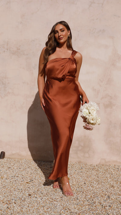 Load image into Gallery viewer, Greta Maxi Dress - Copper
