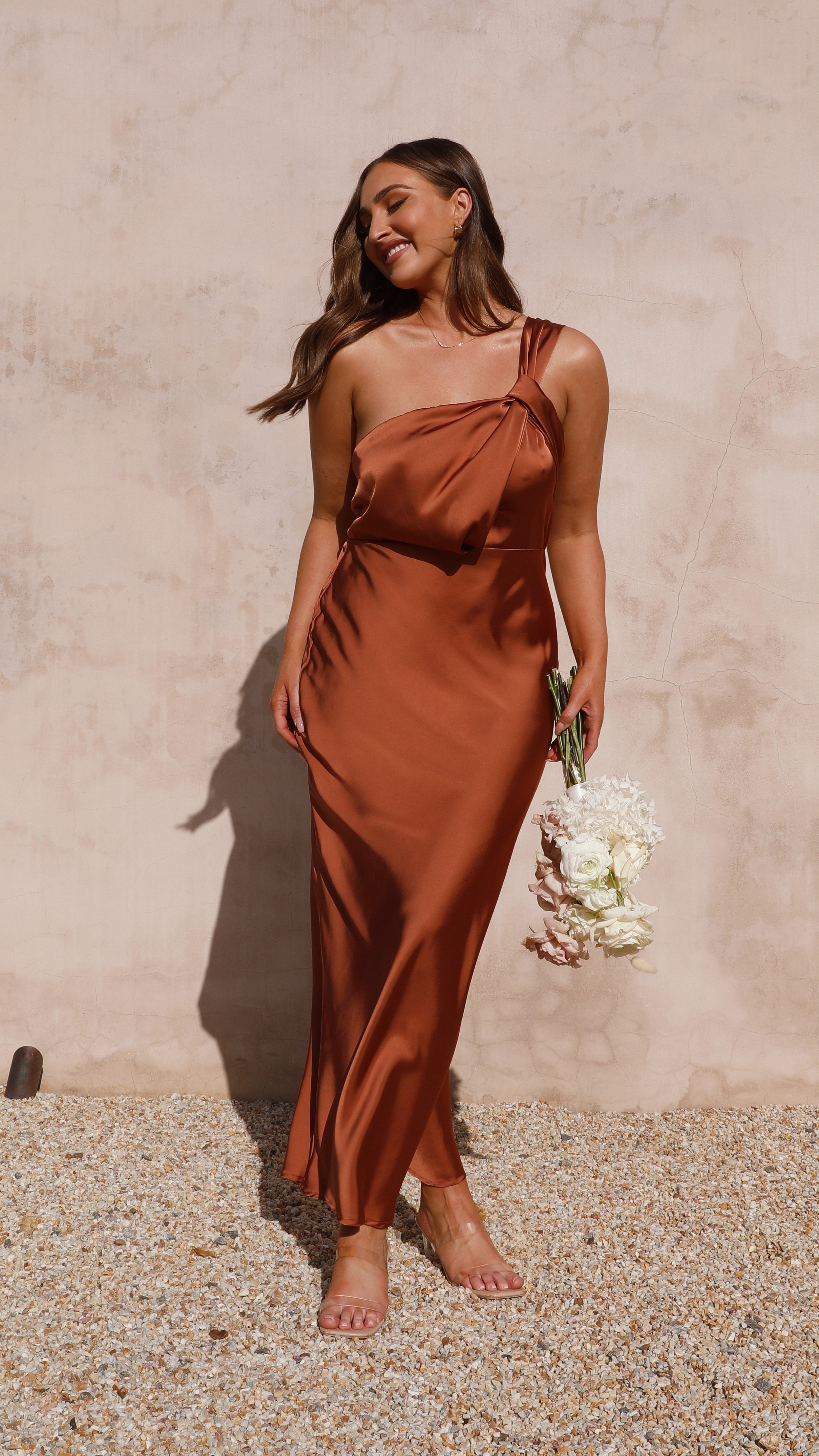 Greta Maxi Dress - Copper - Buy Women's Dresses