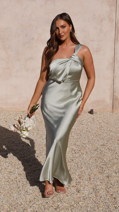 Load image into Gallery viewer, Greta Maxi Dress - Olive - Billy J
