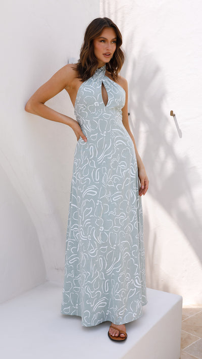 Load image into Gallery viewer, Parker Maxi Dress - Sage
