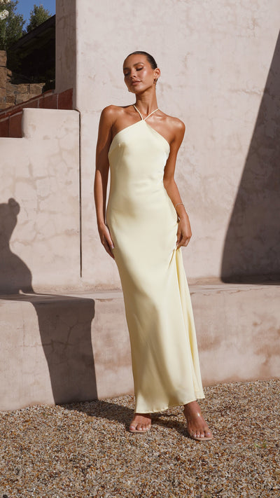 Load image into Gallery viewer, Chiara Maxi Dress - Yellow
