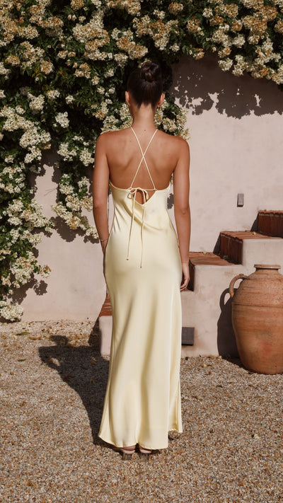 Load image into Gallery viewer, Chiara Maxi Dress - Yellow
