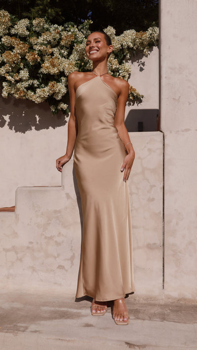 Load image into Gallery viewer, Chiara Maxi Dress - Latte - Billy J
