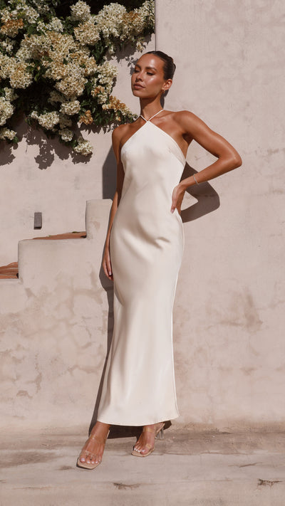 Load image into Gallery viewer, Chiara Maxi Dress - Champagne - Billy J
