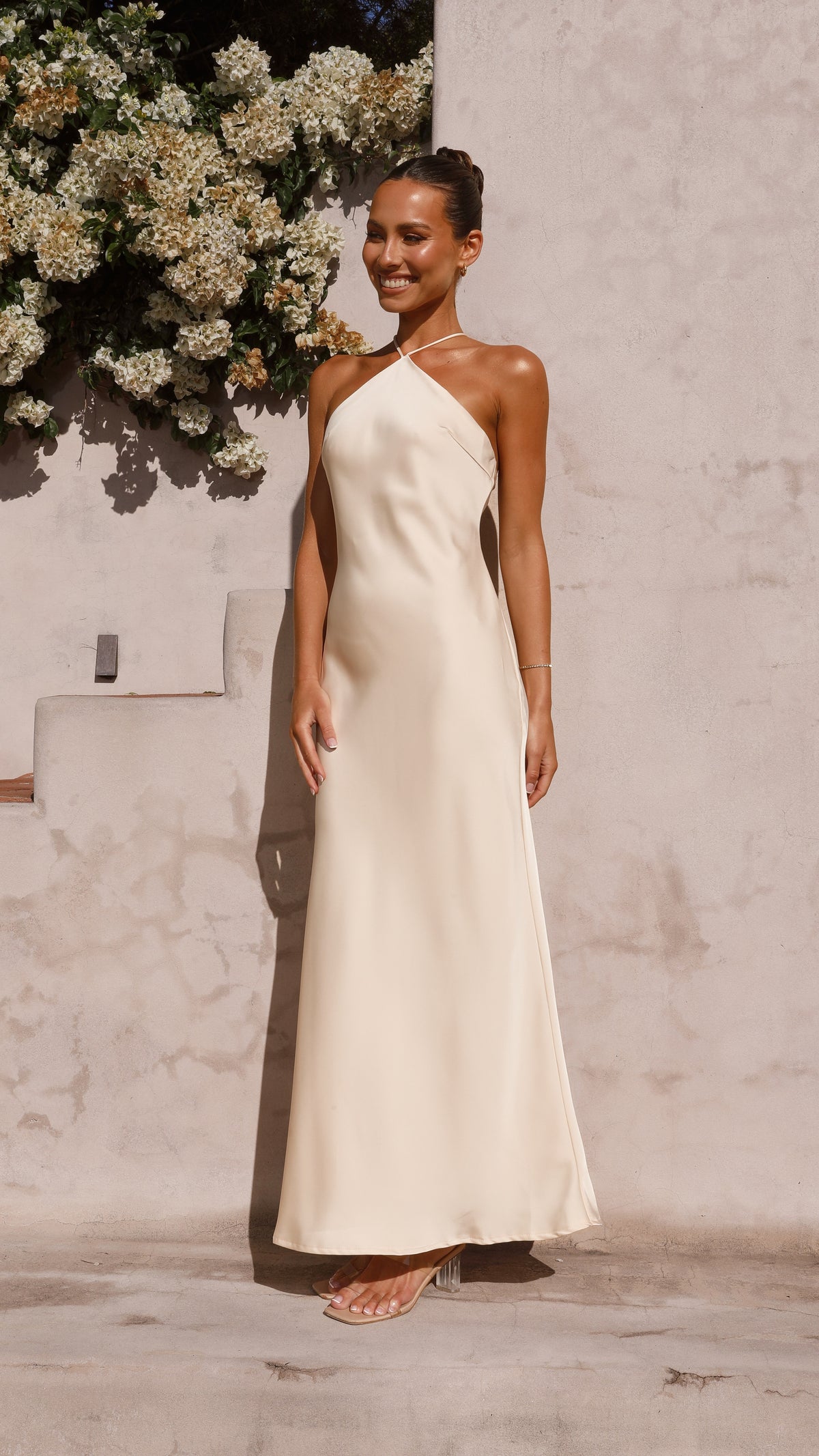 chinese dress ladies Chiara Maxi Dress - Soft Gold - Buy Women's Dresses