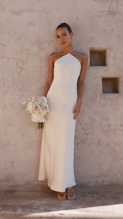 Load image into Gallery viewer, Chiara Maxi Dress - Champagne
