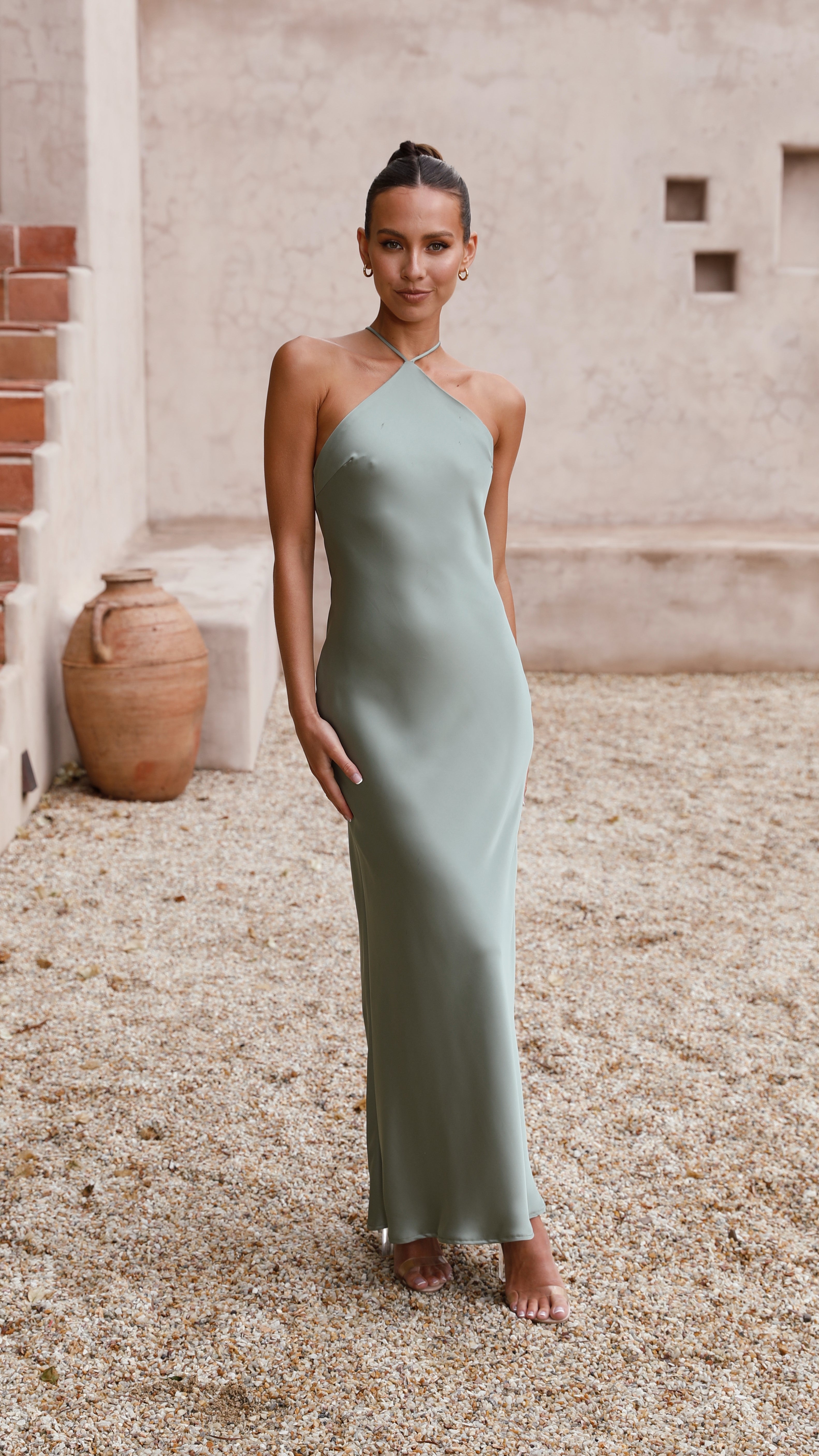 Chiara Maxi Dress - Green