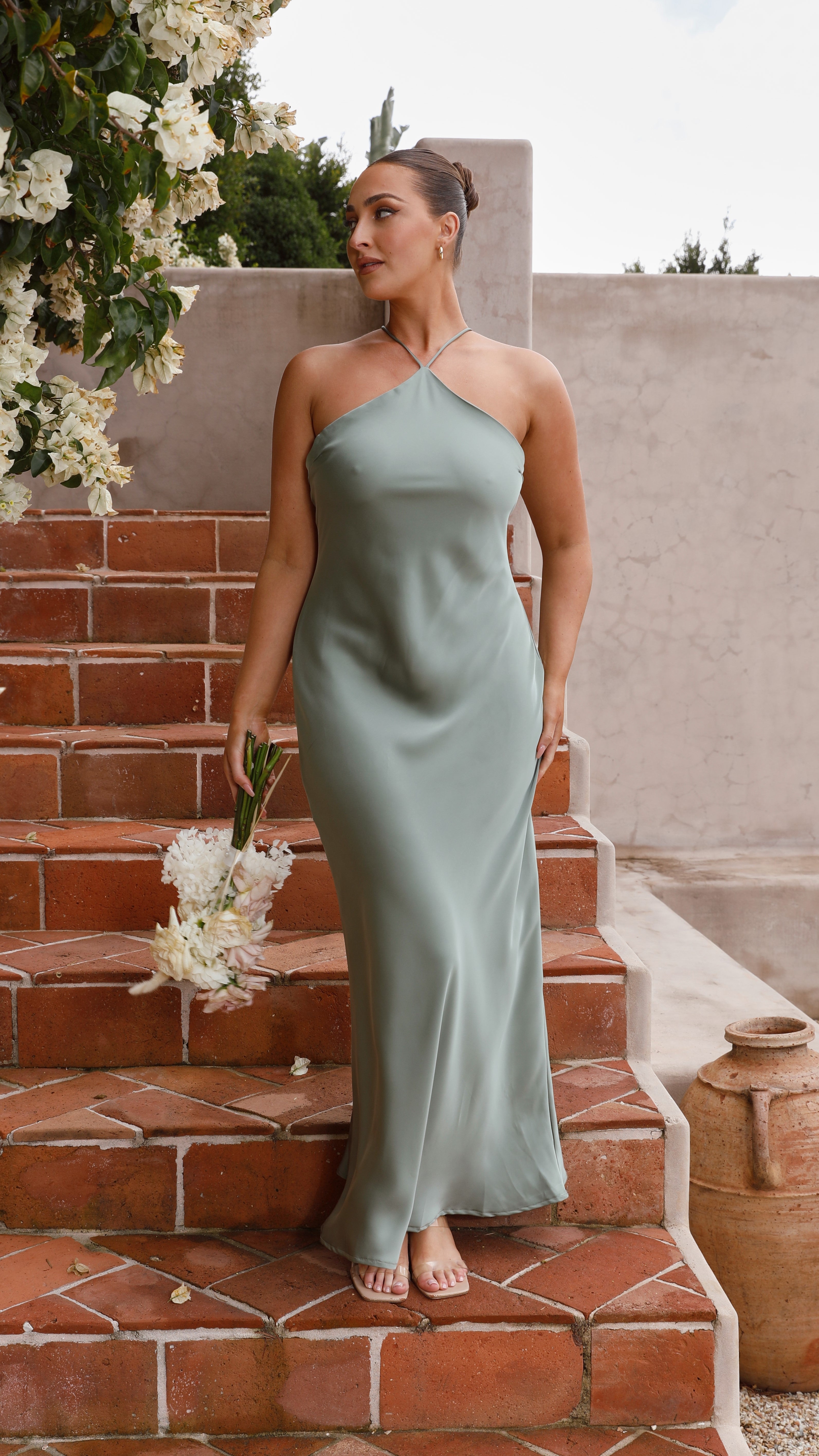 Chiara Maxi Dress - Green - Buy Women's Dresses - Billy J