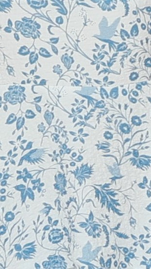 Page Maxi Dress - Blue Floral