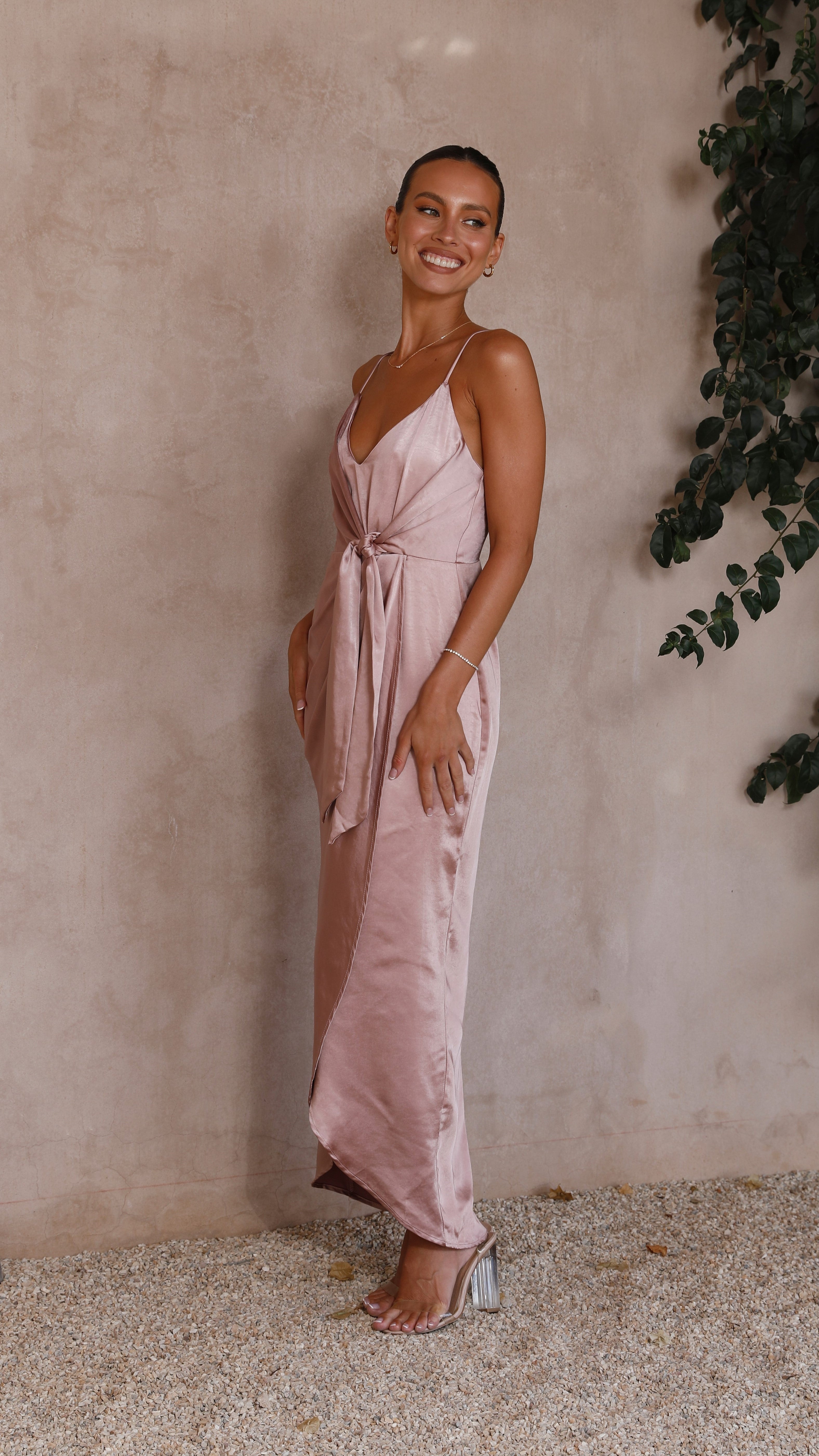 Tyra Maxi Dress - Dusty Pink