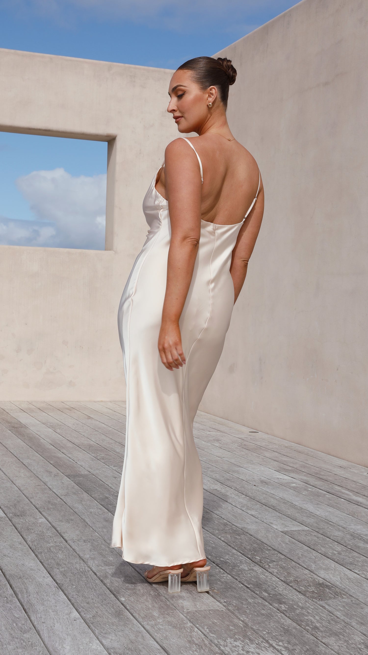 Willow Maxi Dress - Soft Gold - Billy J