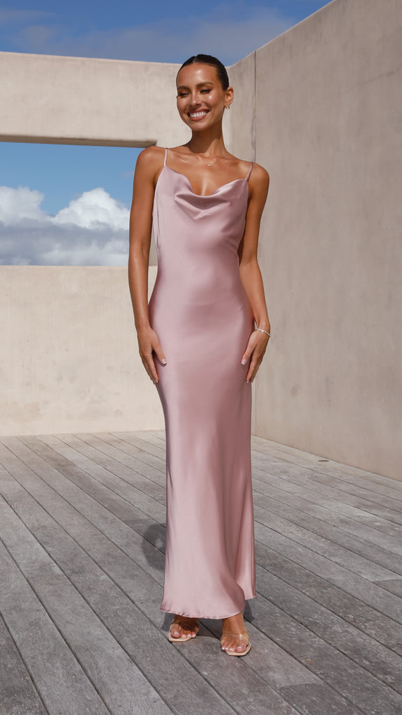 Willow Maxi Dress - Dusty Pink