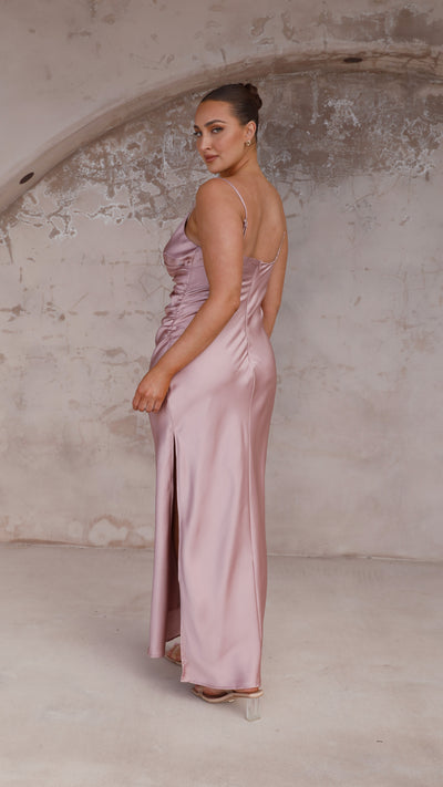 Load image into Gallery viewer, Ariana Maxi Dress - Dusty Pink
