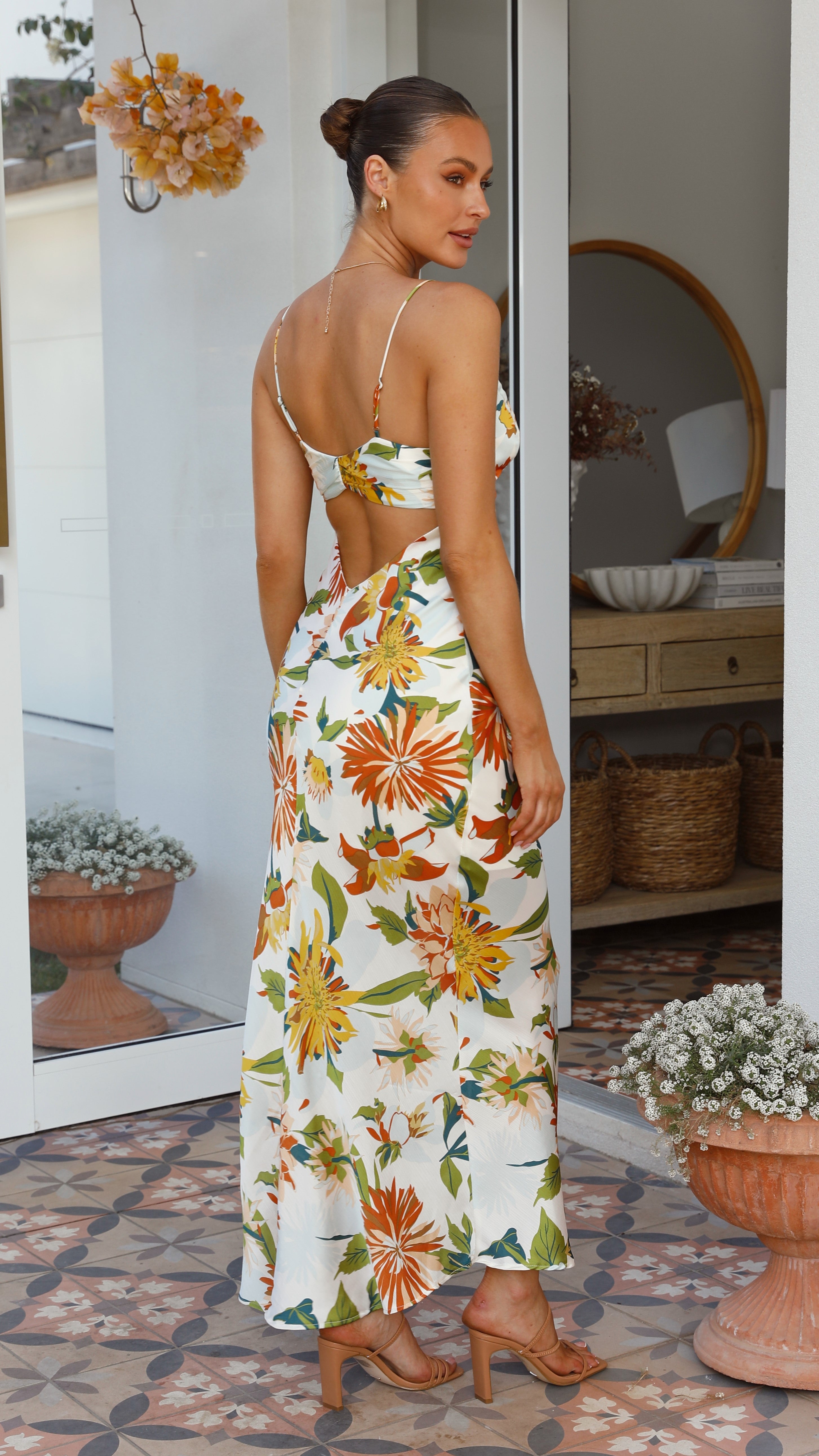 Zessi Maxi Dress - Floral