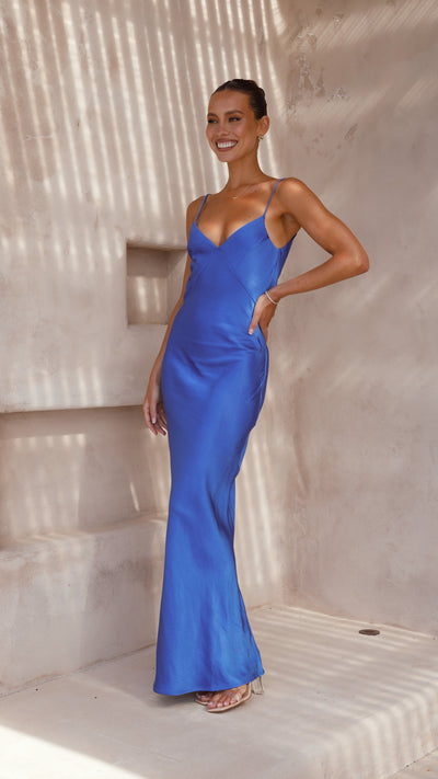 Gisella Maxi Dress - Cobolt Blue - Buy Women's Dresses - Billy J