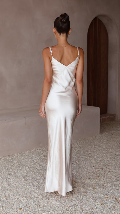 Load image into Gallery viewer, Gisella Maxi Dress - Champagne
