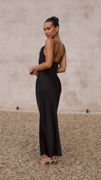 Load image into Gallery viewer, Willow Maxi Dress - Black - Billy J
