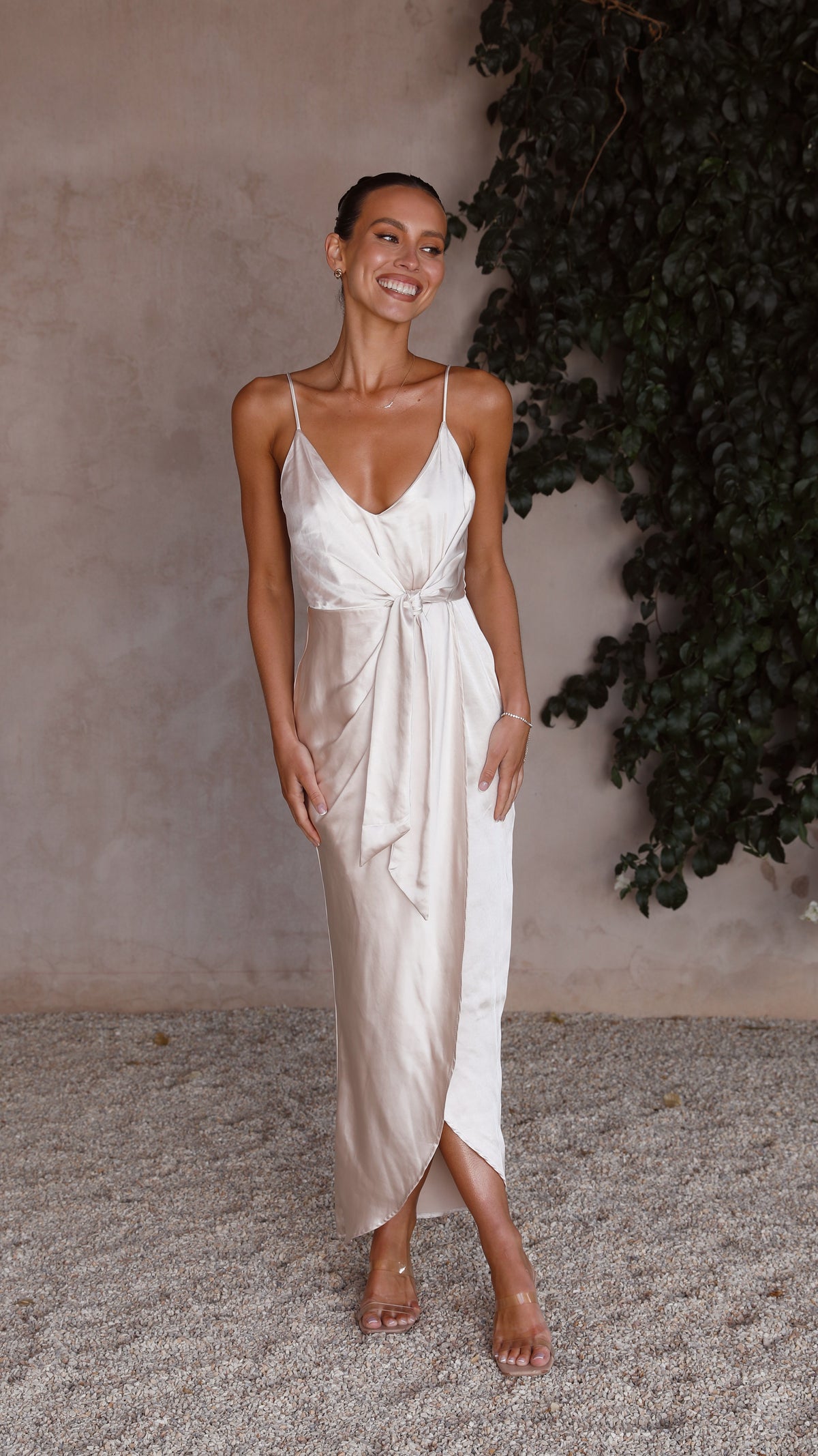 Tyra Maxi Dress - Champagne - Billy J