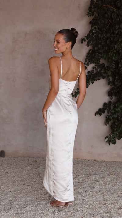 Load image into Gallery viewer, Tyra Maxi Dress - Champagne - Billy J
