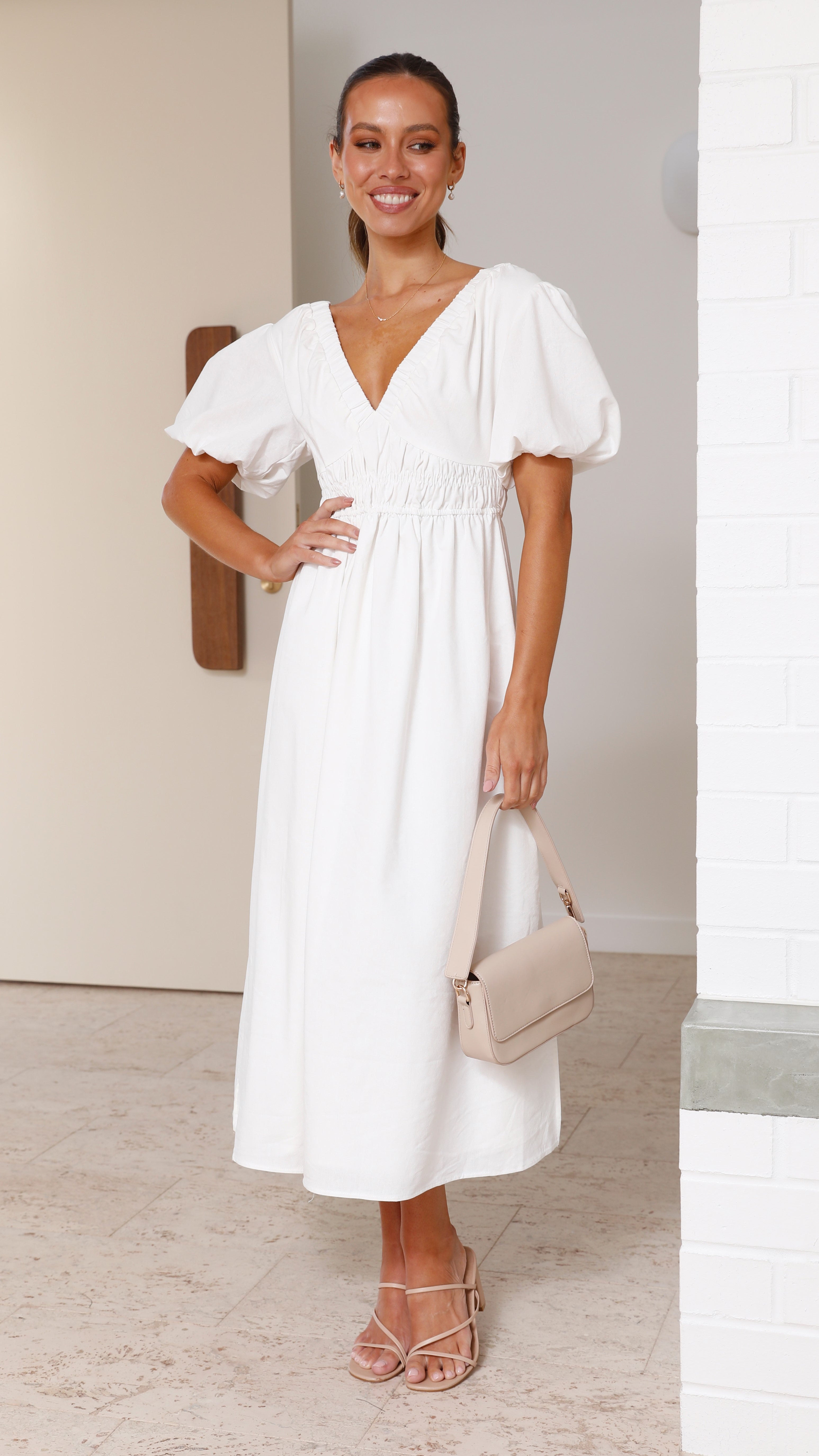 Marloe Maxi Dress - White - Buy Women's Dresses - Billy J