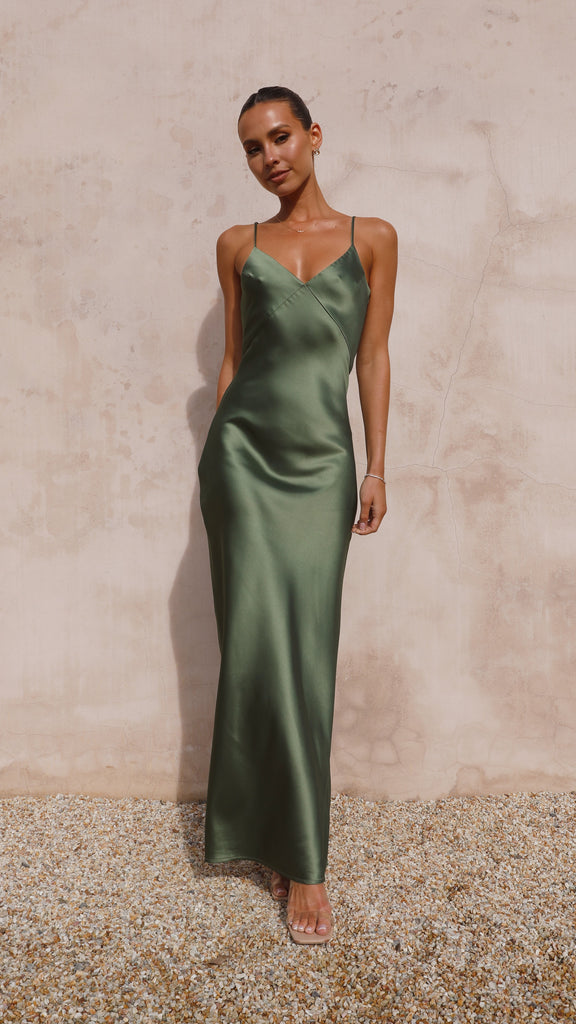 Gisella Maxi Dress - Olive