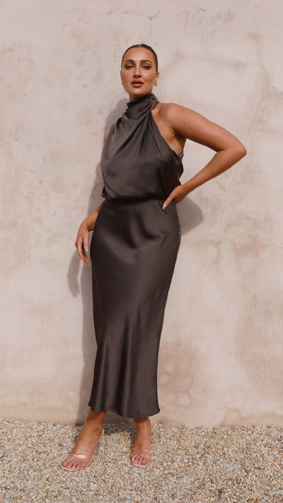 Load image into Gallery viewer, Esther Maxi Dress - Espresso
