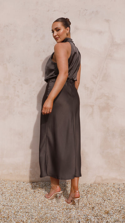Load image into Gallery viewer, Esther Maxi Dress - Espresso - Billy J
