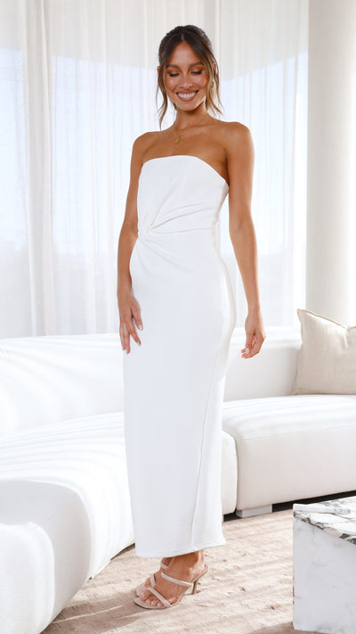 Load image into Gallery viewer, Veda Maxi Dress - White
