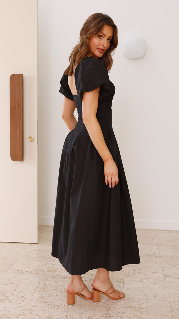 Christina Maxi Dress - Black - Billy J