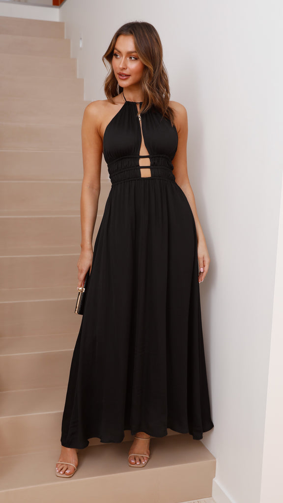 Ivy Maxi Dress - Black